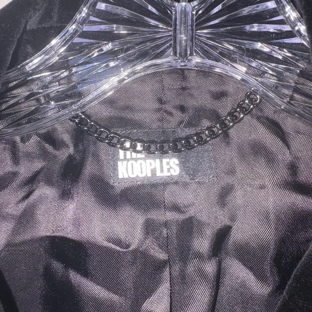 Kooples Woman's Black Corduroy Blazer 38R‎ NWT $615 Double Breasted Parisian